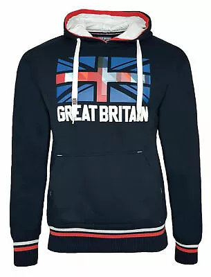 Buy Union Jack Hoodie Mens Small Great Britain Flag Team GB Olympics • 9.95£