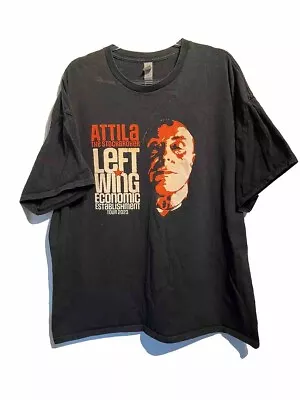 Buy Vintage ATTILA THE STOCKBROKER Shirt XXL Cult Rock Band Tour Merch Indie Punk • 25£