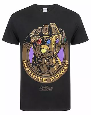Buy Marvel Avengers Infinity War Thanos Gauntlet Men's Adults T-Shirt Top • 14.99£