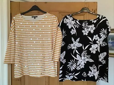 Buy Two Very Nice Tops Bon Marche Size 14/16 Pristine Condition  • 5.99£