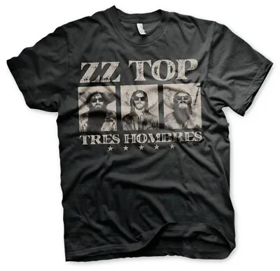 Buy Officially Licensed ZZ Top - Tres Hombres Men's T-Shirt • 5.99£