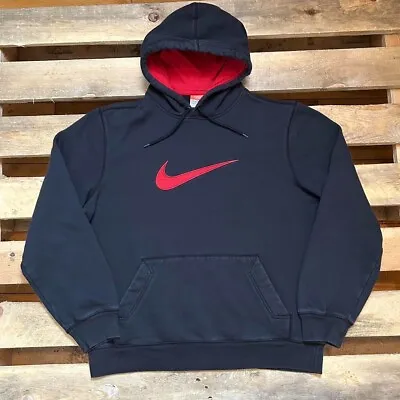 Buy Nike Athletic Dept Black And Red Hoodie - XL • 45£