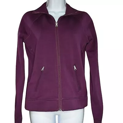 Buy Lululemon Purple Burgundy Zip Up Jacket Size 4 • 45.36£