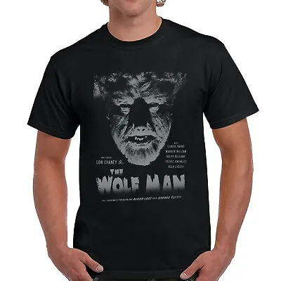 Buy The Wolf Man Movie Poster T-Shirt (1941) Birthday Gift • 14.99£