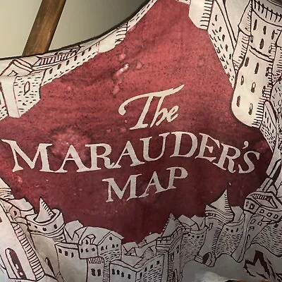 Buy Harry Potter The Marauders Map Scarf Lightweight Universal Studios Shop ❤️tb1006 • 23.68£