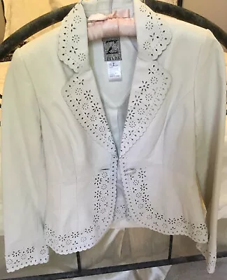 Buy ZELDA Jacket Leather  White Size 2 Spectacular! Excellent • 236.81£