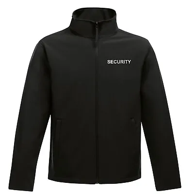 Buy Security Staff Workwear Uniform Water-Resistant Warm 2-Layer Softshell Jacket • 22.95£