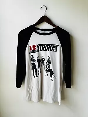 Buy The Strokes Long Sleeve Shirt.  Black/white.  Medium. • 25£