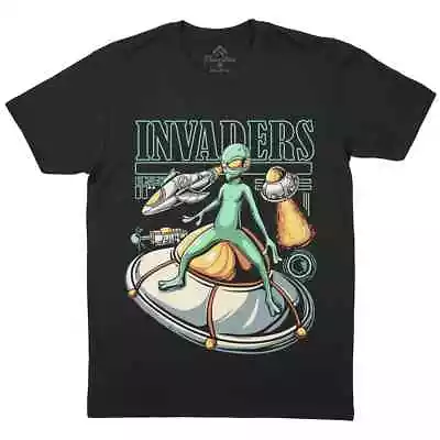 Buy Alien Invaders Mens T-Shirt Space Universe UFO Planet Galaxy Area 51 P651 • 12.99£