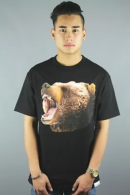 Buy Diamond Supply Grizzly Yosemite 2 Large Bear Print T-shirt Black Skate 90s Small • 15£
