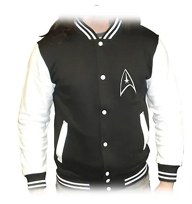 Buy Star Trek Badge Men's Black Varsity Jacket • 29.95£