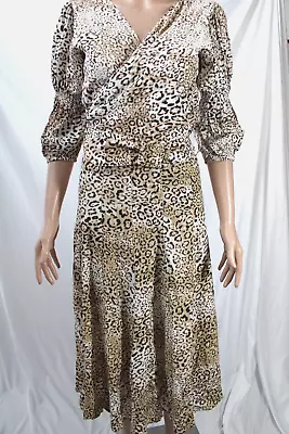 Buy Faithful The Brand Matching Leopard Top And Skirt Size 4 • 81.07£