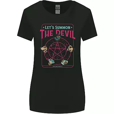 Buy Lets Summon The Devil Ouija Board Demons Womens Wider Cut T-Shirt • 9.99£