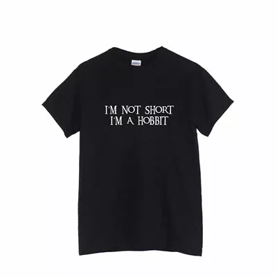Buy I'm Not Short I'm A Hobbit T-shirt Lord Of The Rings Funny Clothing Gift • 13.99£