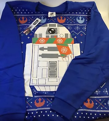 Buy Star Wars R2D2 XL Holiday Crew Sweater Culturefly Exclusive Skywalker Han Solo • 48.67£