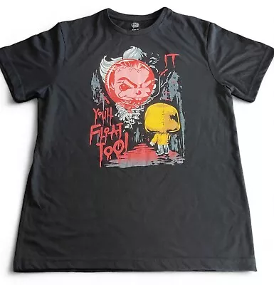 Buy Funko It Loose POP! Tees T-Shirt Pennywise You´ll Float Too Stephen King Size S • 9.89£