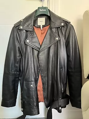 Buy Womens Real Leather Jacket Size 12 • 40£
