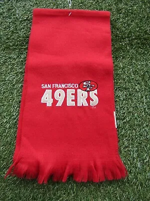 Buy Vintage San Francisco 49ers Scarf NFL 1992 - Red - Brand New • 12.99£