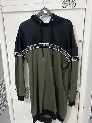 Buy Select Size 16 USA Black And Green Pull Over Hoodie • 10£