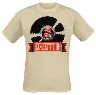 Buy Sand Led Zeppelin Vinyl Record Jimmy Page Official Tee T-Shirt Mens • 16.36£