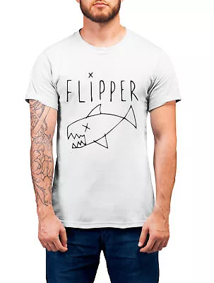 Buy Mens Flipper ORGANIC T-Shirt Music As Worn By Kurt Cobain Nirvana Rock Grunge • 8.95£