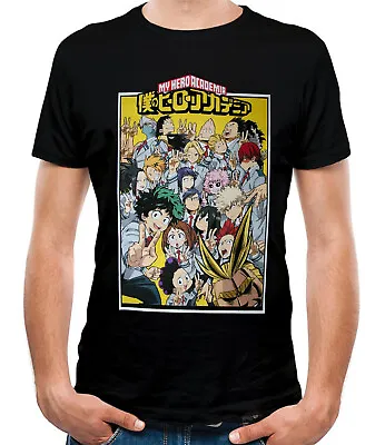 Buy Official Funimation MY HERO ACADEMIA Selfie Unisex T-Shirt Tee NEW & IN STOCK UK • 15.95£