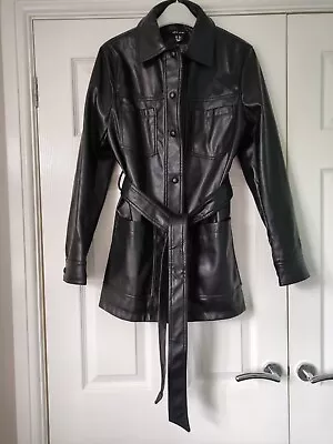 Buy Newlook Faux Leather Jacket UK 10  • 25£