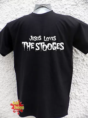 Buy JESUS LOVES THE STOOGES Iggy Punk Rock T Shirt • 13.99£