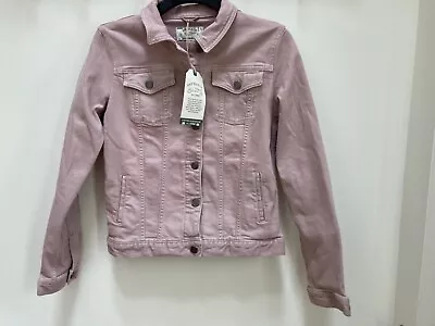 Buy Fat Face Womens Denim Tasha Jacket New With Tags Size 10 Lavender RRP £59 • 34.99£
