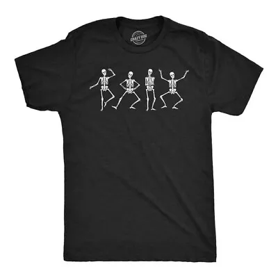 Buy Black Dancing Skeletons  T Shirt XXL Top Woman's Fast Shipping! NEW Halloween • 9.42£