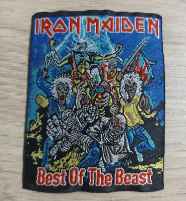 Buy Iron Maiden Best Of The Beast Slim And Light Patch For Battle Jacket Metal Vest • 5.36£
