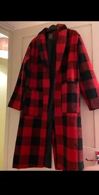 Buy Red And Black Check Jacket Coat Primark Size 6 Oversize See Details  • 8£