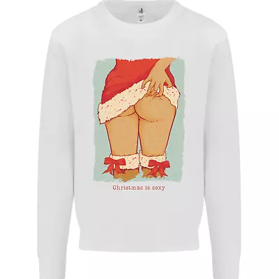 Buy Christmas Is Sexy Funny Santa Xmas Kids Sweatshirt Jumper • 15.99£