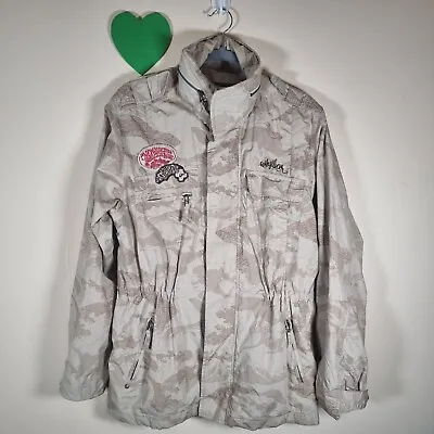 Buy Quiksilver The Mountain & The Wave  Ladies' Beige Camouflage Jacket Size M • 19.99£
