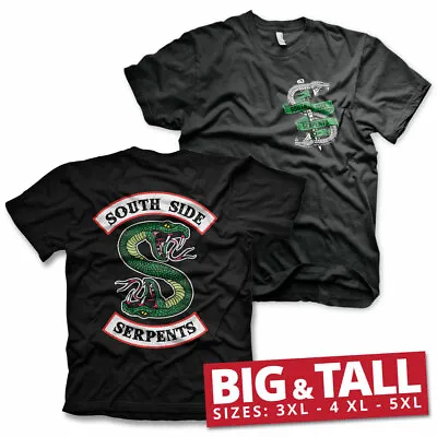 Buy Officially Licensed Riverdale - South Side Serpents BIG&TALL 3XL,4XL,5XL T-Shirt • 22.98£