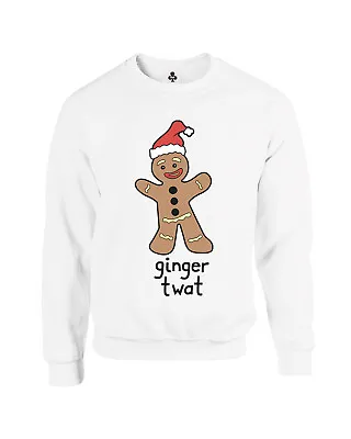Buy Ginger T**t Funny Adults Christmas Jumper Xmas Sweatshirt Womens Mens • 19.95£