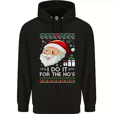 Buy I Do It For The Hos Funny Christmas Xmas Mens 80% Cotton Hoodie • 19.99£
