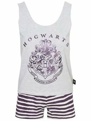 Buy Ladies Official Harry Potter Hogwarts Short Pyjamas Set Sizes 4-6 Up To 20-22 • 5.99£