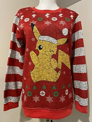 Buy POKEMON Boys Kids Youth Christmas Sweatshirt Shirt - Youth XL Extra Large • 14.03£