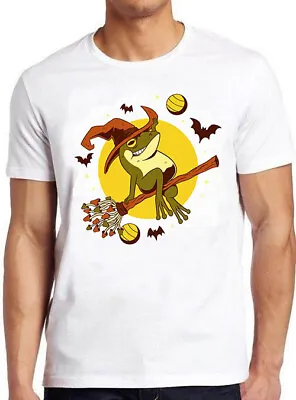 Buy Witch Frog Moon Toad In Space Bat Funny Meme Vintage Gift Tee T Shirt M737 • 6.35£