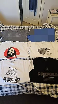 Buy 5 X Mens Large T-shirts Game Of Thrones, Cartoon Network • 30£