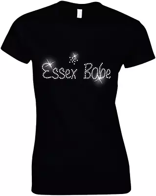 Buy ESSEX Babe Ladies Crystal T Shirt - Hen Night  - 60s 70s 80s 90s All Size • 9.99£