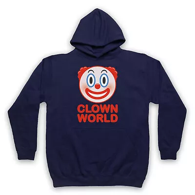 Buy Clown World Funny Emoji Slogan Text Chat Icon Symbol Unisex Adults Hoodie • 27.99£