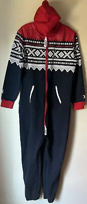 Buy The Norwegian Original Jumpsuit Hoodie  ONEPIECE Full Zip Coverall Sz L.   H243 • 62.73£