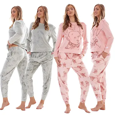 Buy Ladies Disney Dalmation ,Dumbo Soft Luxury Velour Lounge Pyjama Set   - Ex Store • 19.99£