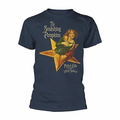 Buy Official Smashing Pumpkins T Shirt Mellon Collie Blue Classic Rock Band Melon • 16.28£