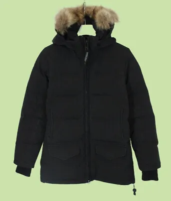 Buy CANADA GOOSE  Jacket Women's Down Padded Hooded Removable Faux Fur Trim XS • 179.99£