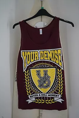 Buy Your Demise Merch Crest Vest Tank In Cranberry Small Band Merchandise Hardcore • 0.99£