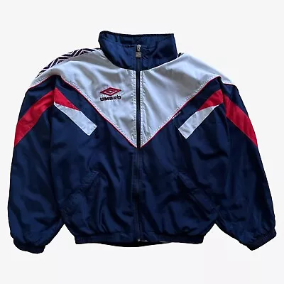 Buy Vintage 90s Men's Umbro England Colourway Track Jacket, Classic Football Retro • 85£