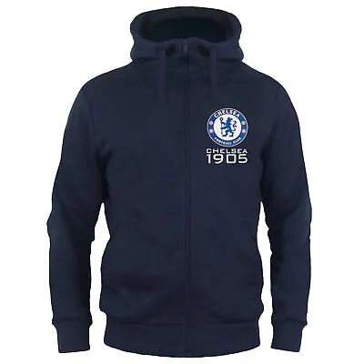 Buy Chelsea FC Mens Hoody Zip Fleece OFFICIAL Football Gift • 34.99£
